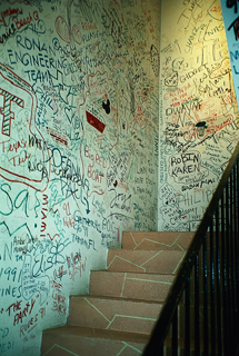 Graffitti Stairway - 1986 - Photo by Paul S. Marley