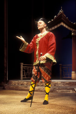 Malvolio with yellow garters