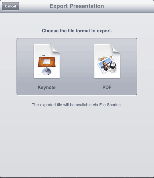 Export Keynote To Video Ipad