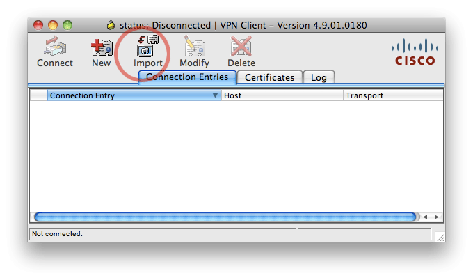 Apple Mac OS X Cisco VPN setup