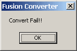 converter failed