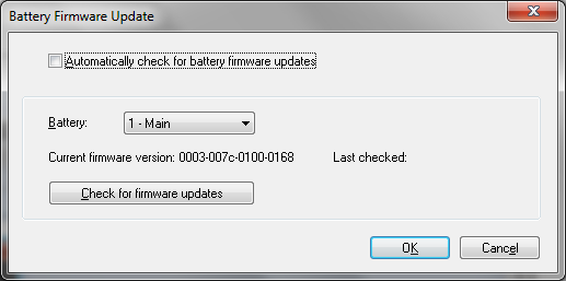 Lenovo Battery Firmware Update Utility Failed