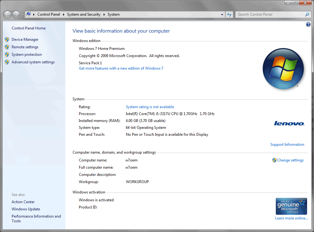 windows xp oem info updater