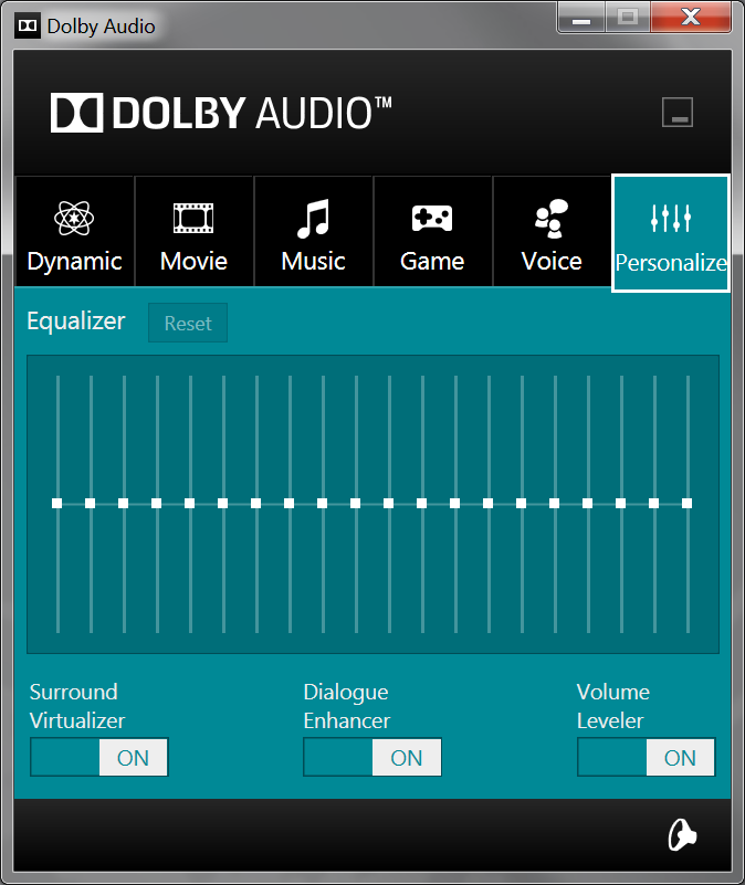 install dolby advanced audio driver