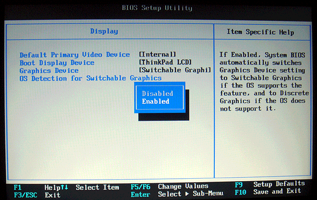 sony vaio update bios with switchable graphics