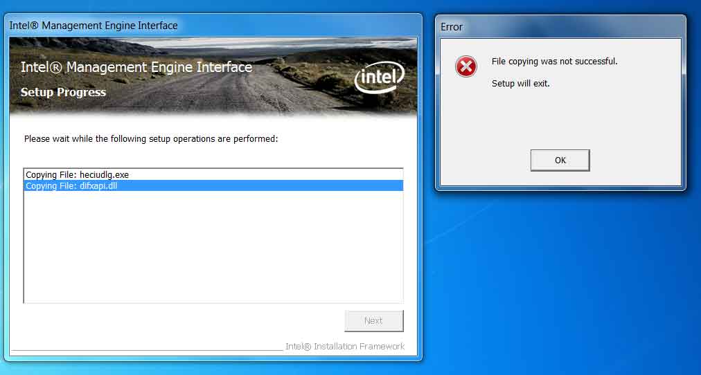 intel r management engine interface driver windows 7 32bit