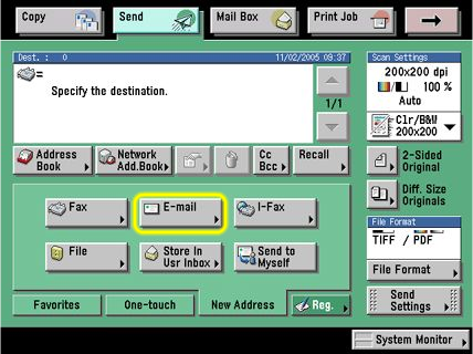 Pending enable to scan to SMB, FTP, WebDAV (revised images pending),