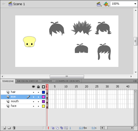 screenshot of hairstyle drawing lab