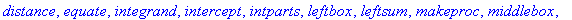 [D, Diff, Doubleint, Int, Limit, Lineint, Product, ...