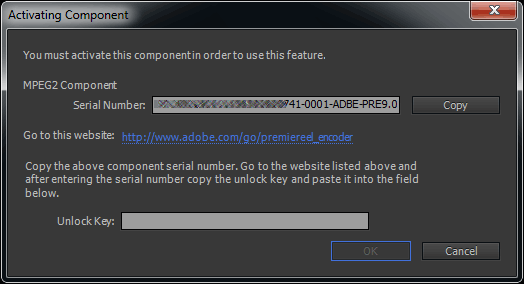 adobe premier pro cs4 serial number
