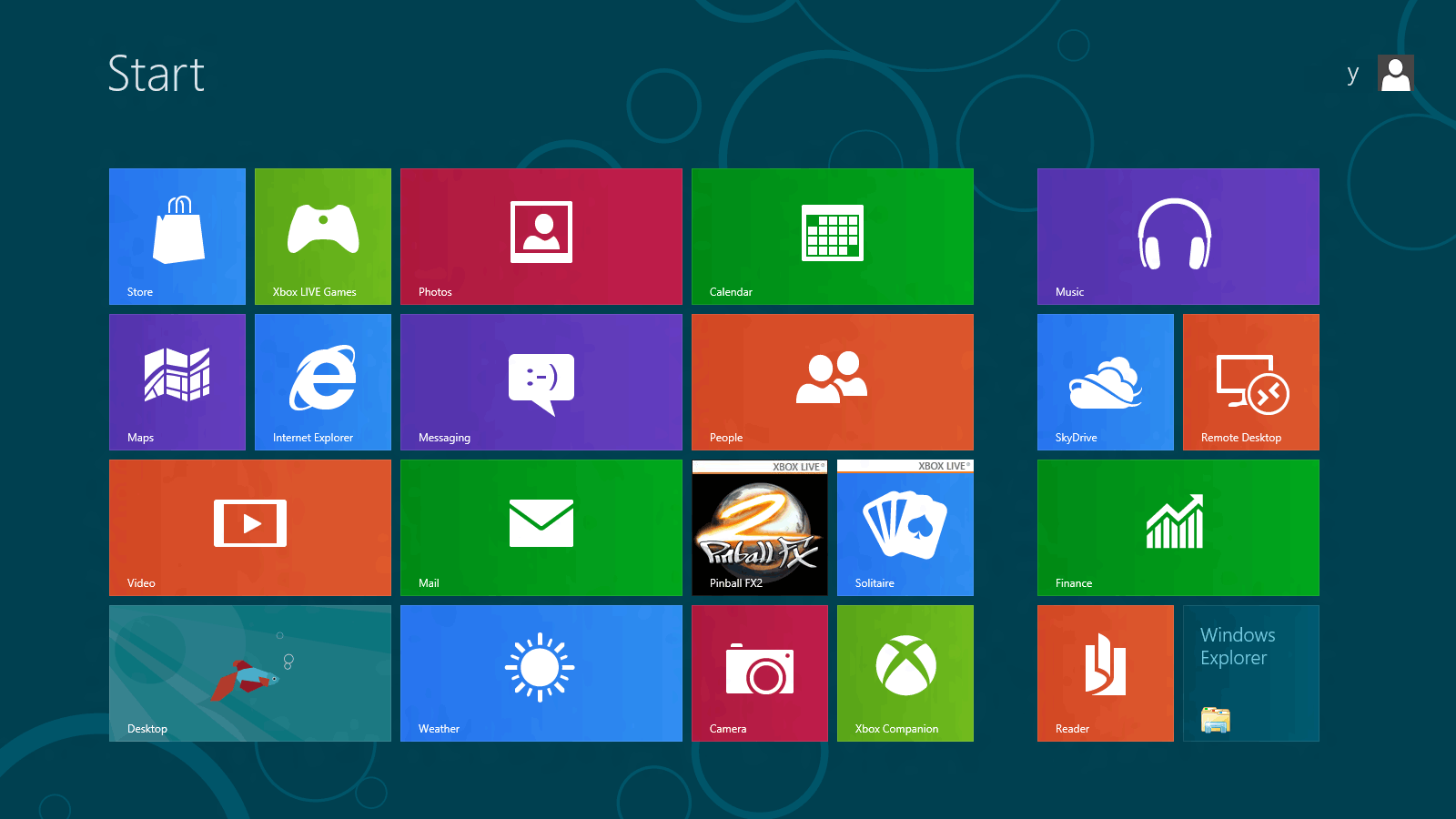 Windows 8 Start Wallpaper