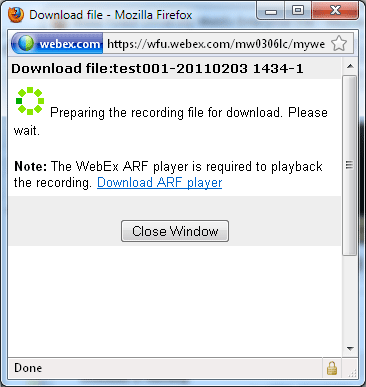 download webex arf player