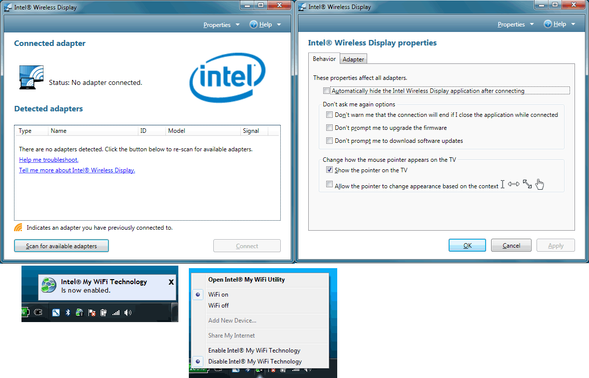 Intel connect. Intel Wireless display. Intel Widi для Windows 7. Беспроводной дисплей Windows 7. Wireless display программа.