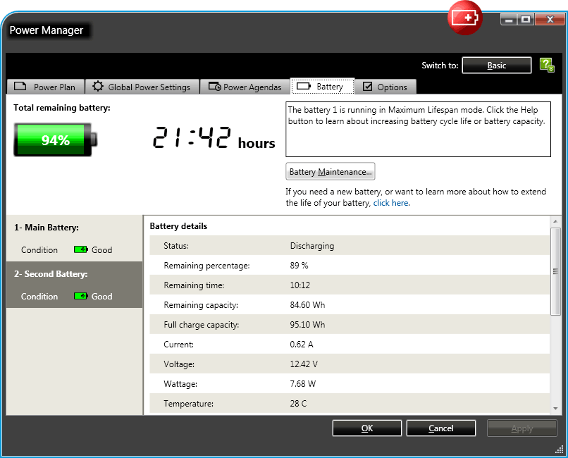 lenovo power manager battery not installed