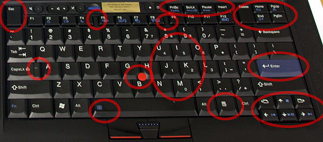 thinkpad red button turn off