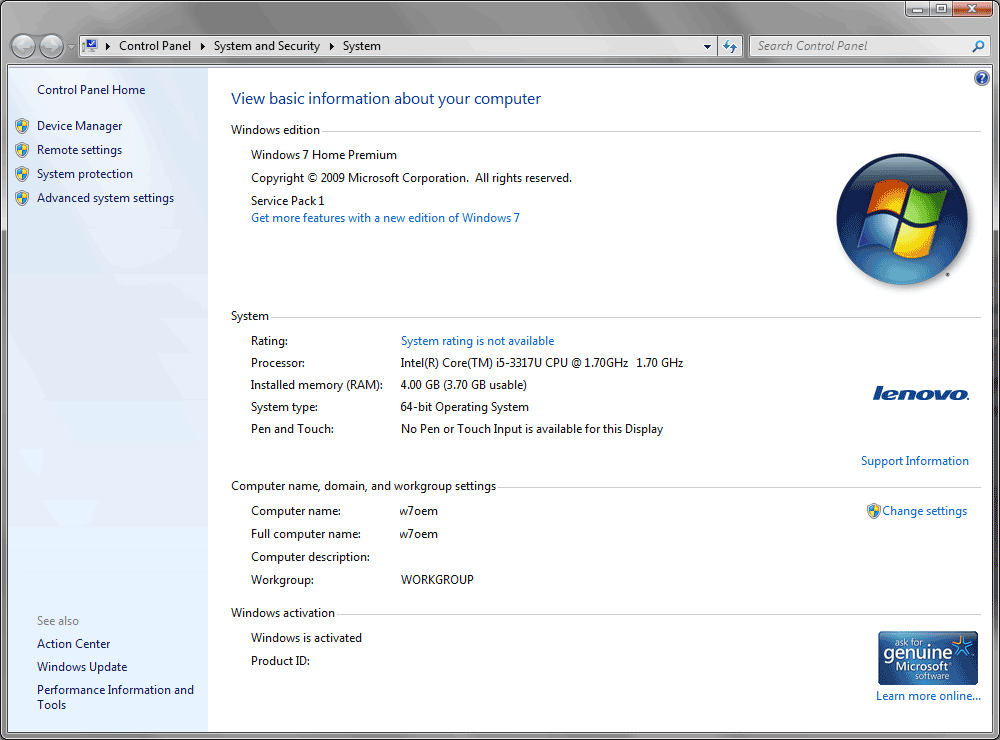 skyglobe win 7