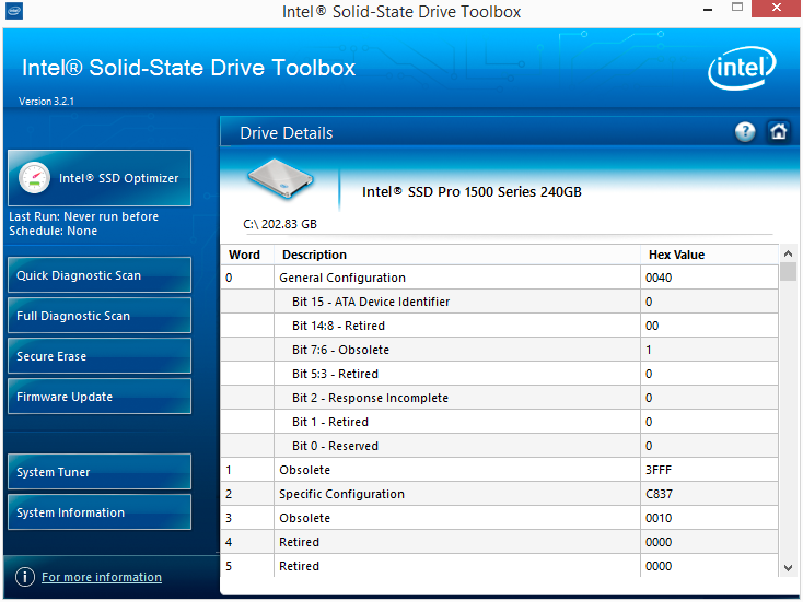 Disk controls. Intel 760p программа. SSD Toolbox. Тест SSD Intel. Таблица SSD дисков Intel.